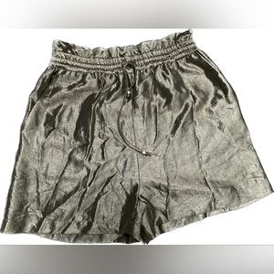 NWOT Zara metallic bronze short - size XS